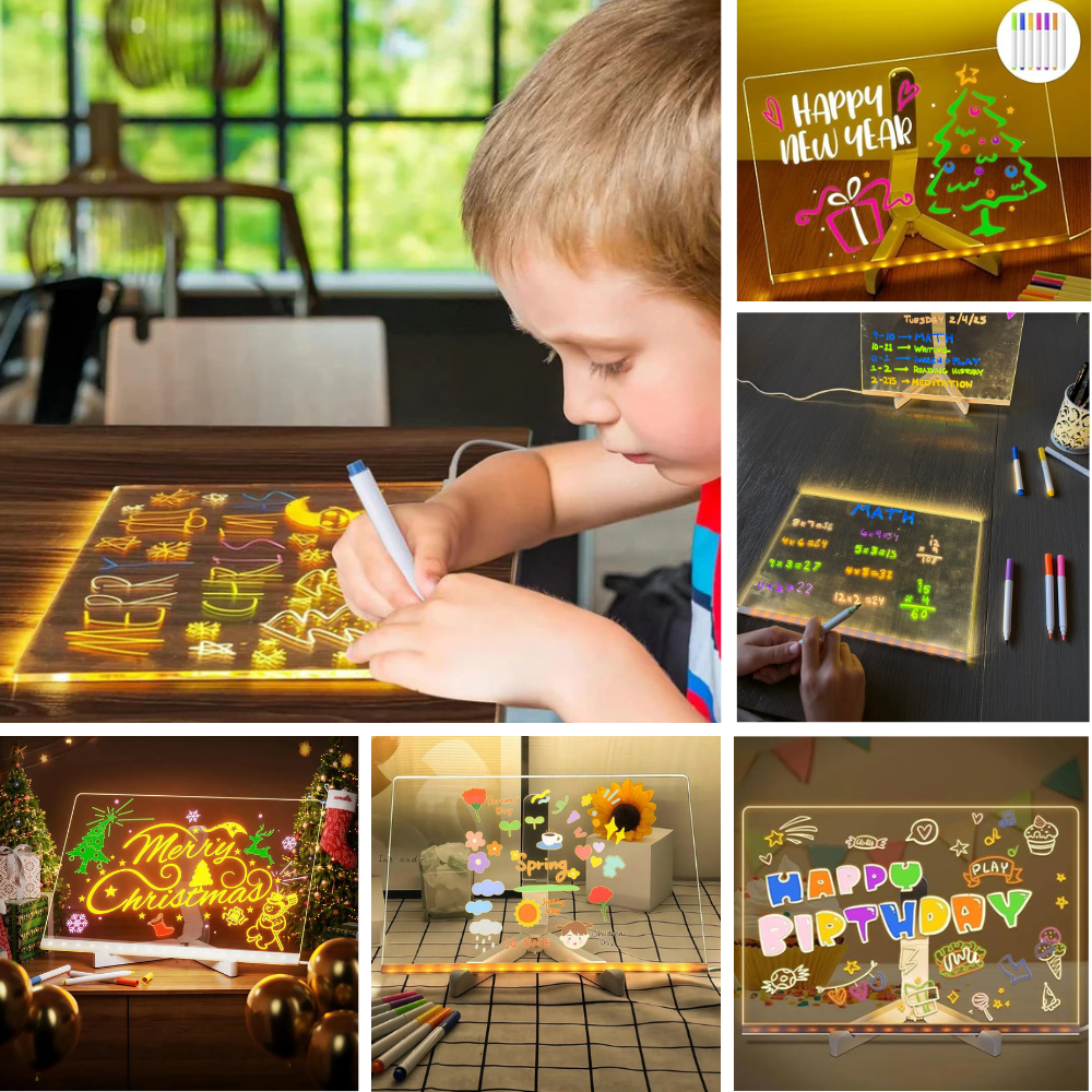 LuxiBrite™ Neon LED Drawing Board